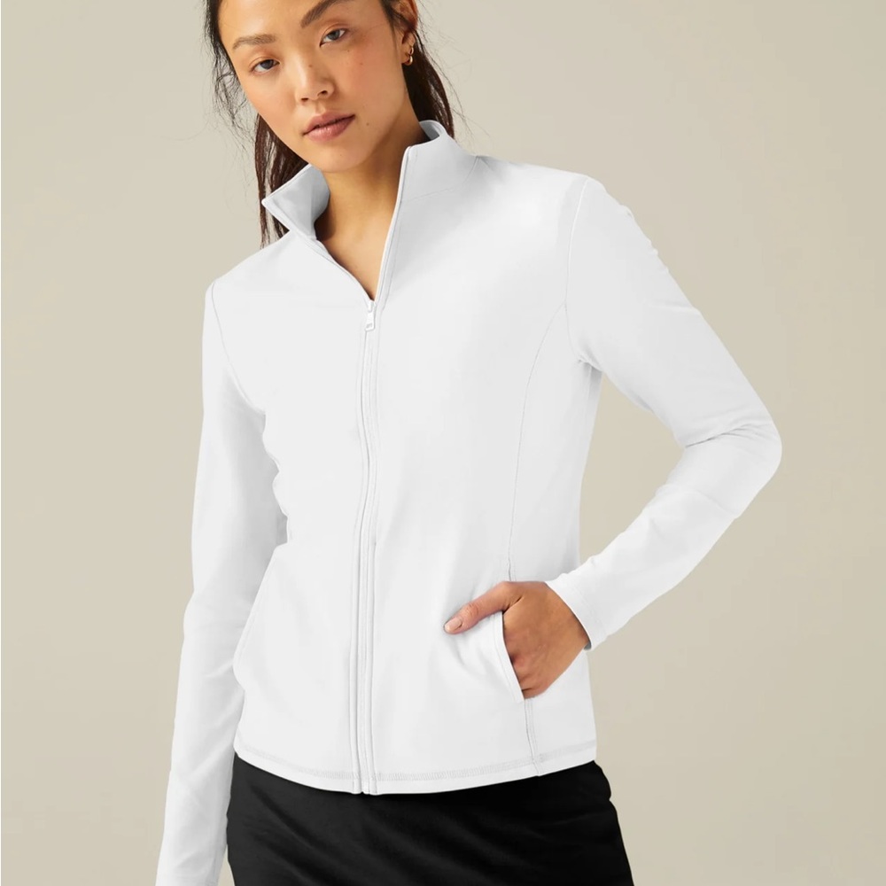 Beyond Yoga “On the go” Mock Neck Jacket Zip Up